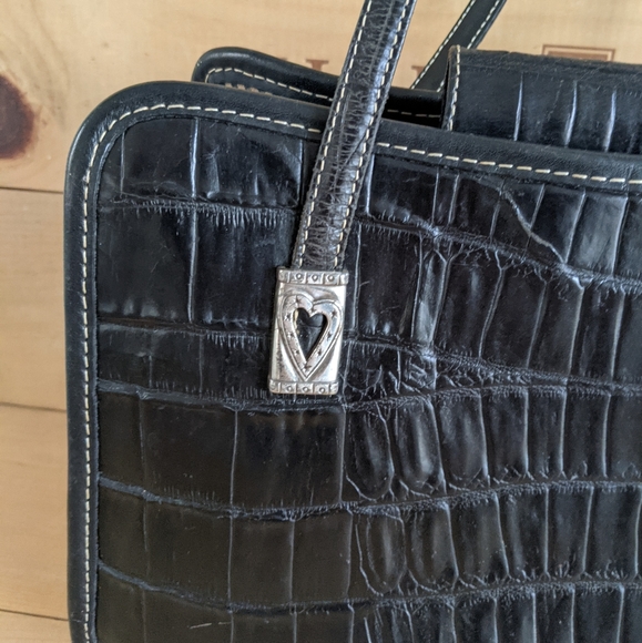 Vintage Brighton black crocodile bag - Picture 2 of 11